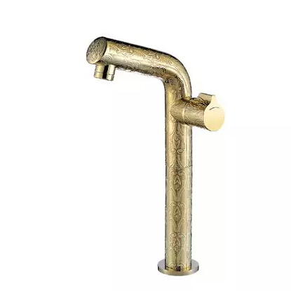 Ti-finition PVD laiton massif lavabo robinet T0435H