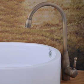 Laiton antique mitigeur lavabo Centerset robinet T1804B