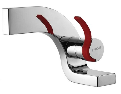 Contemporaine en laiton à levier unique simple trou de fixation du bassin mélangeur de bain Tap TC007T